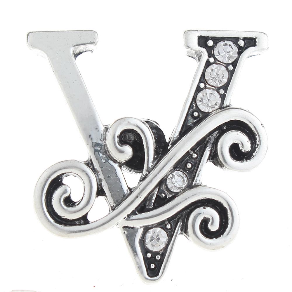 V Letter Filigree