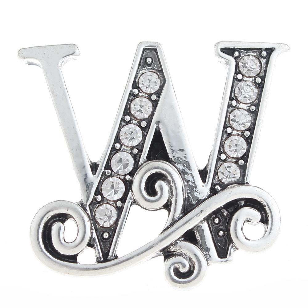 W Letter Filigree