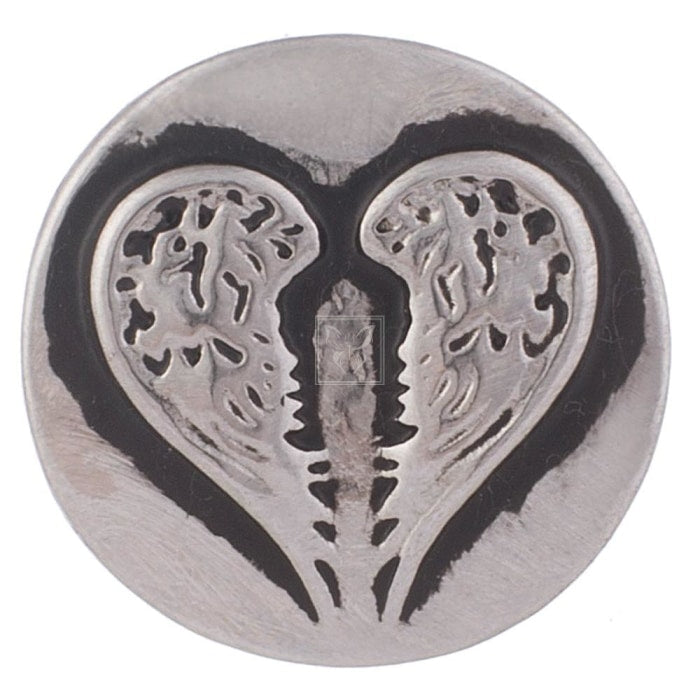 Angels Wings Snap Silver