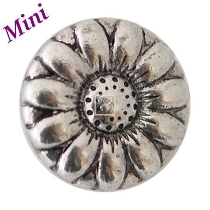 Silver Daisy Mini Mini Snap