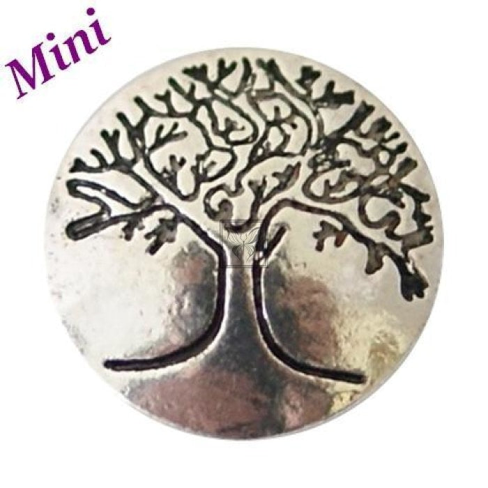Silver Tree Of Life Mini Mini Snap